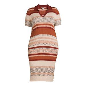 Terra & Sky Polo Sweater Dress/ 2X